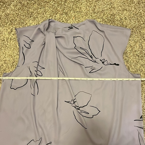 Worthington Lavender Floral Women's Top size 2x - Picture 7 of 8